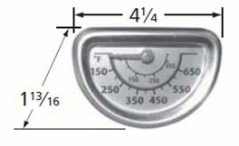 Music City Metals - MCM670047289 HEAT INDICATOR temperature gauges