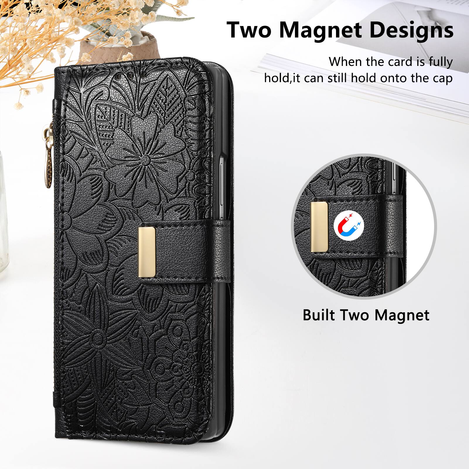 Dteck Flower Wallet Case for Samsung Galaxy Z Fold8 Ultra (2026 ...