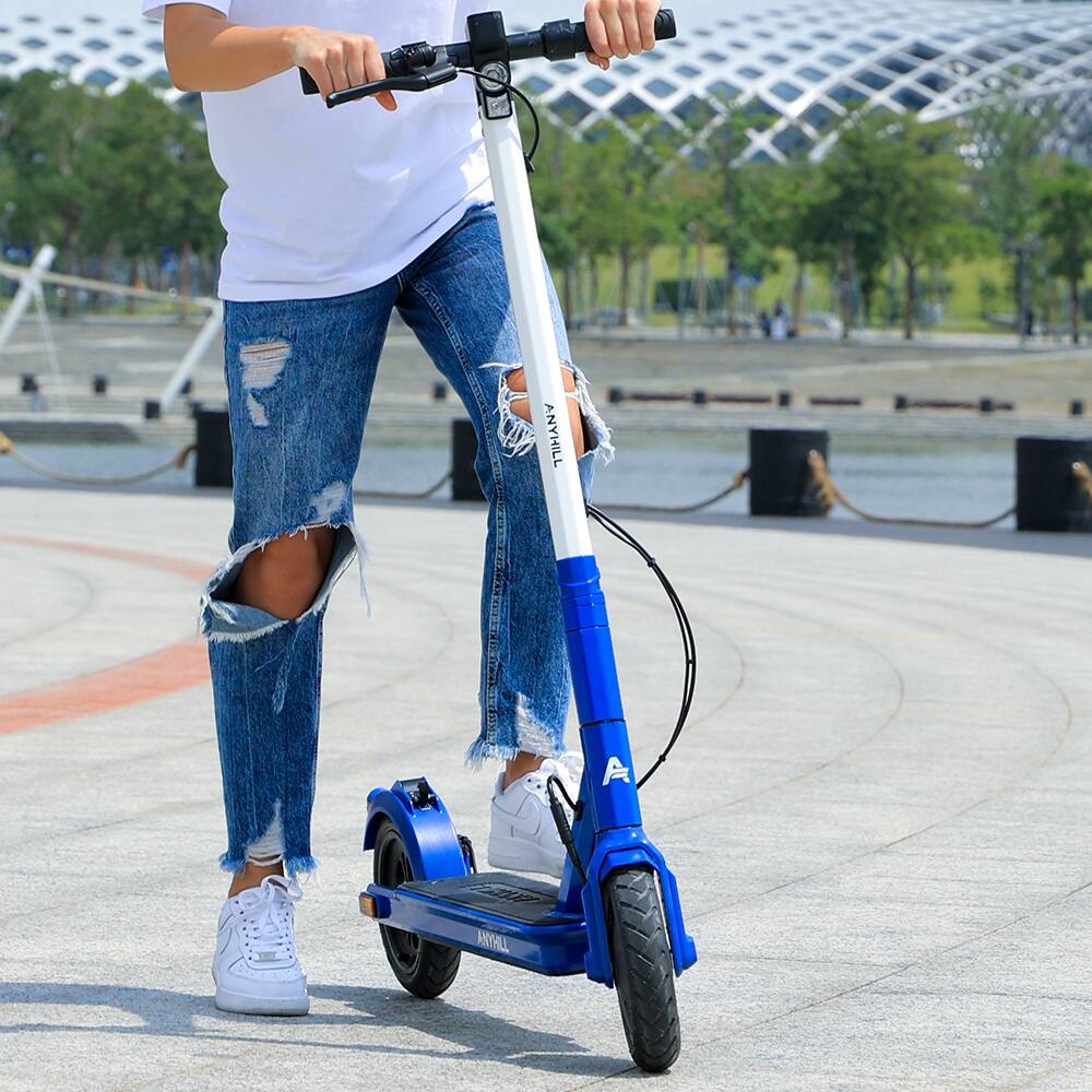 Alt View 13. Anyhill - UM-1 Electric Scooter w/ 20 miles max operating range & 16 mph Max Speed - Blue.