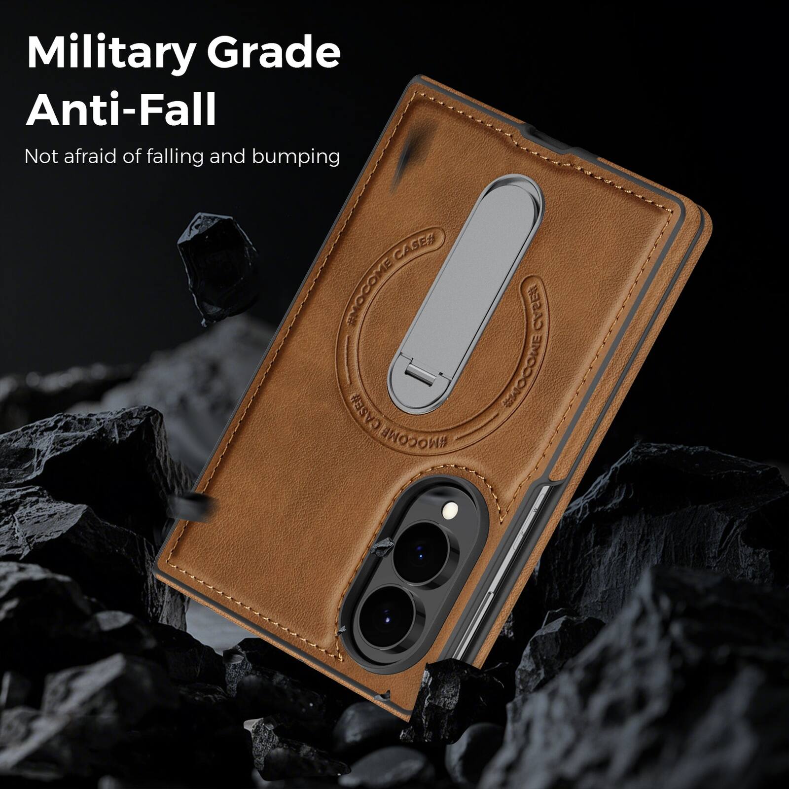 Military Grade Anti-Fall  
Not afraid of falling and bumping  
CASE# CA #MOCOME  
CASE# #MOCOME