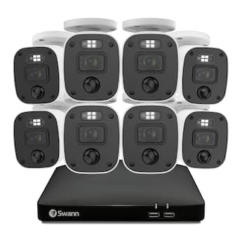 Swann SwannForce 4K Security Camera System, 8x Bullet Analog CCTV Swann SwannForce 4K Security Camera System, 8x Bullet Analog CCTV