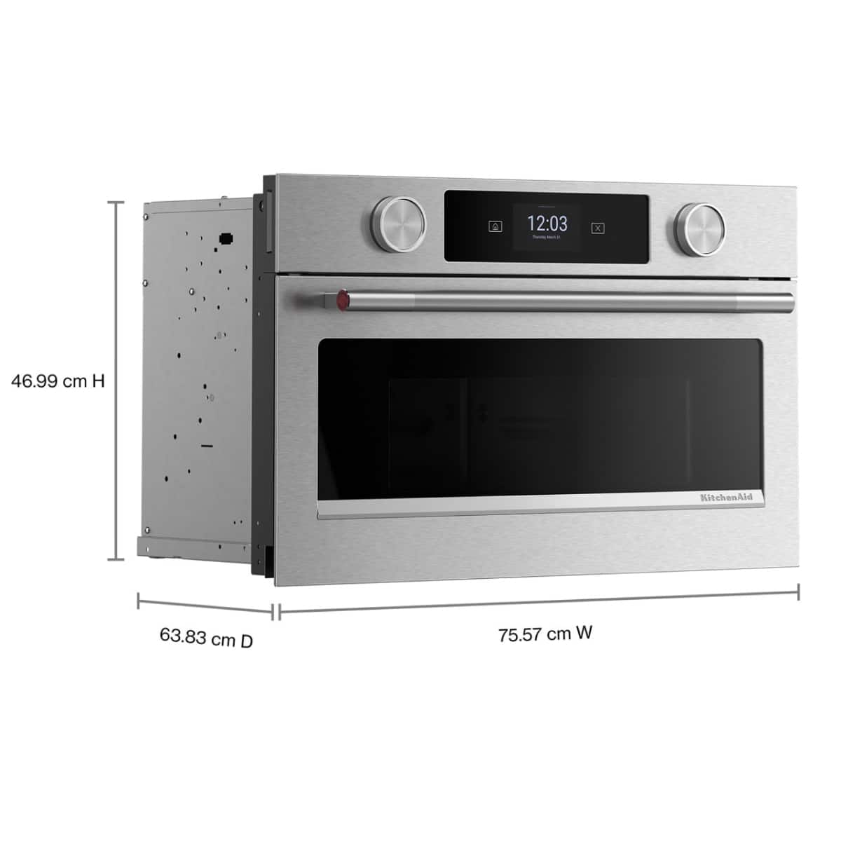KitchenAid KitchenAid - 1.4 Cu. Ft. 30" Convection Built-In Smart Microwave with Sensor Cooking and Air Fry - Stainless Steel 2