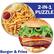2-IN-1 PUZZLE Burger & Fries