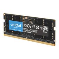 Crucial - 16GB DDR5 5600MHz C46 SODIMM Laptop Memory - Black - Front_Zoom