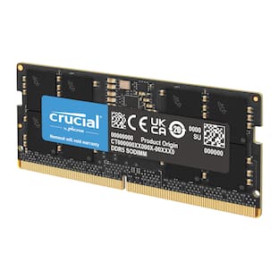 Crucial 32GB (2 x 16GB) 262 Pin DDR5 SO DIMM DDR5 4800 (PC4 38400 Crucial 32GB (2 x 16GB) 262 Pin DDR5 SO DIMM DDR5 4800 (PC4 38400