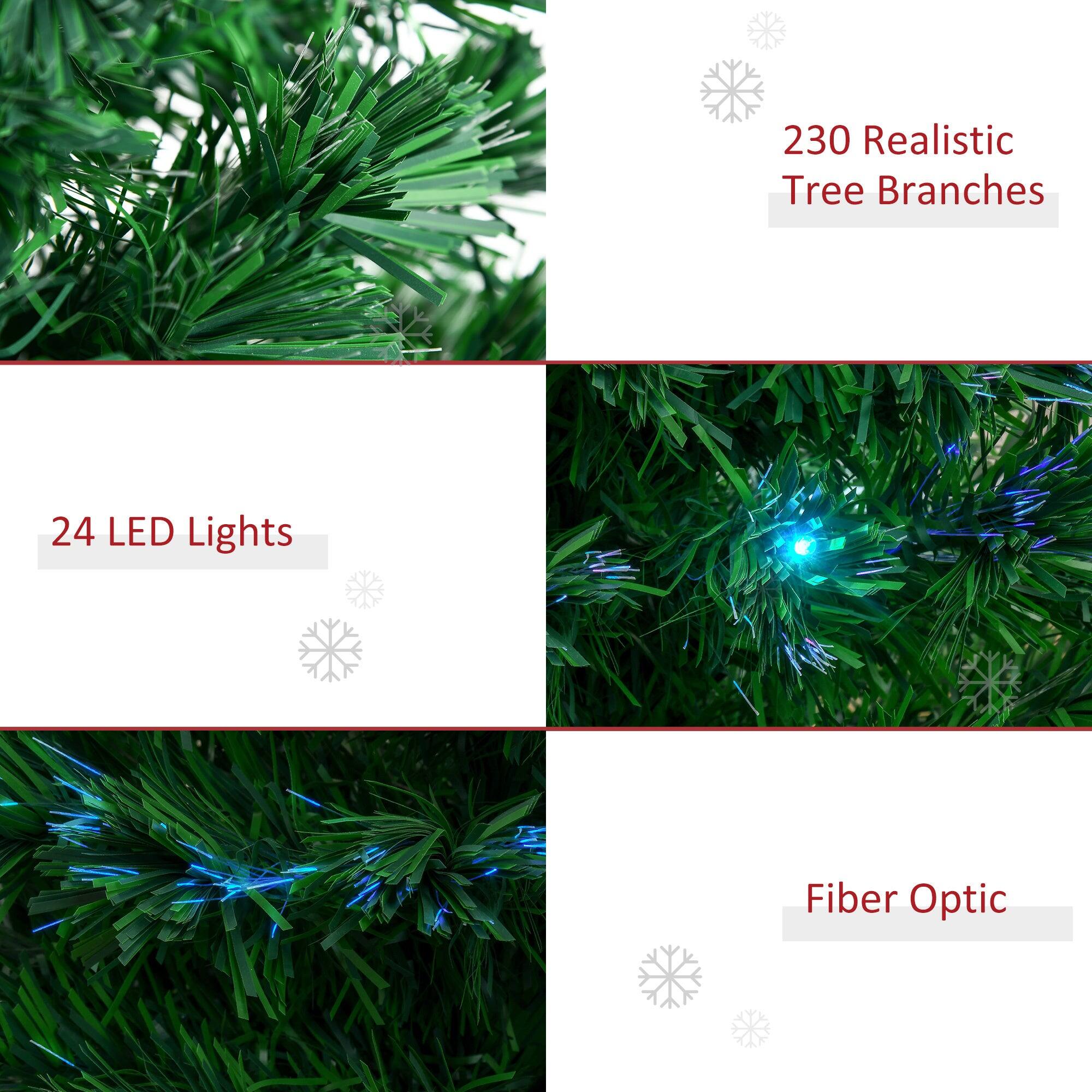 230 Realistic Tree Branches

24 LED Lights

Fiber Optic