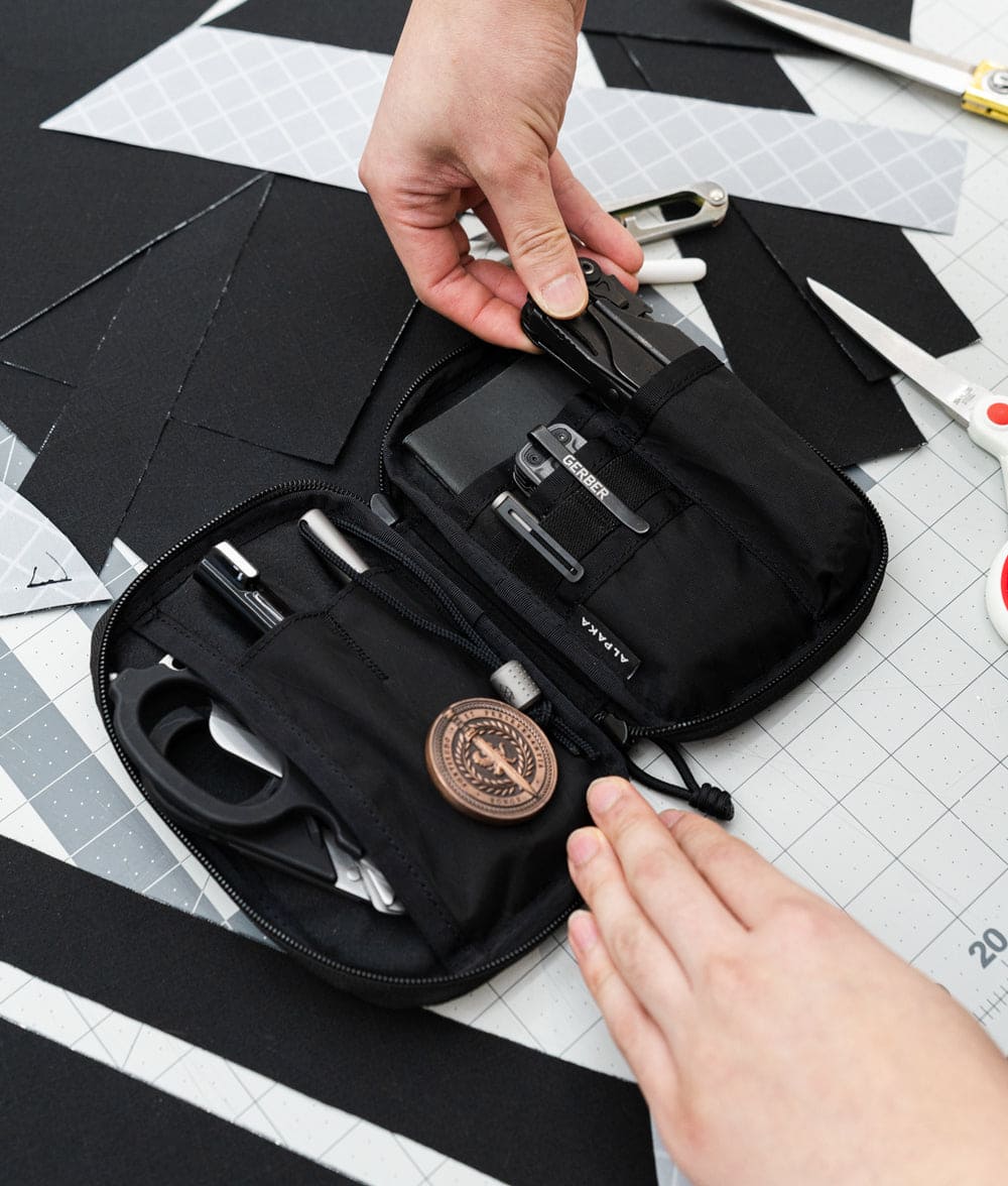 ALPAKA Admin Pouch Pro Compact EDC Organizer with Modular Carry