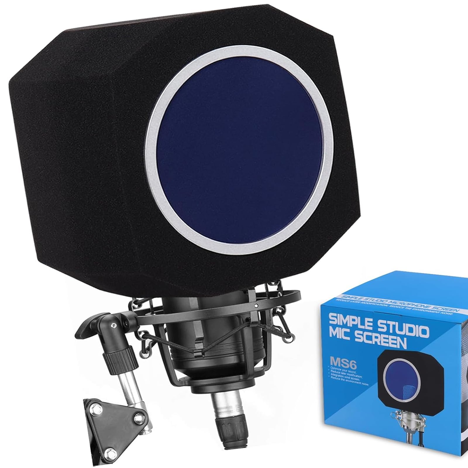 Sure, here is the corrected and grouped text:

- ERLORMCAOON ALENN
- SIMPLE STUDIO MIC SCREEN MS6
- Sas
- Inytion