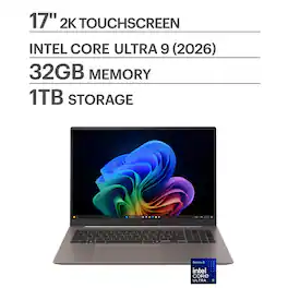 LG - gram Pro Max 17" 144Hz Touch-Screen Gaming Laptop WQXGA Intel Core Ultra 9 Processor 386H with 32GB RAM - 1TB SSD - Brushed Bronze