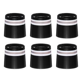 Unique Bargains - Golf Ferrules, 12.7 mm Taper Tip Shaft Iron Ferrules Durable CAP Protector, 6pcs & 0.37" - Fits Club Repair/Maintenance - Silver