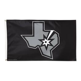 WinCraft - San Antonio Spurs 3' x 5' Single-Sided Deluxe Secondary Team Logo Flag - Multicolor