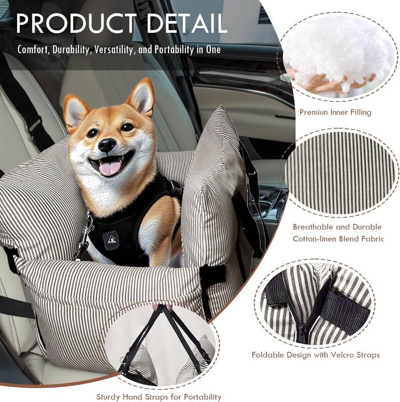 PRODUCT DETAIL Comfort, Durability, Versatility, and Portability in One

Premiun Inner Filling
Breathable and Durable Cotton-linen Blend Fabric
Foldable Design with Velcro Straps
Sturdy Hand Straps for Portability