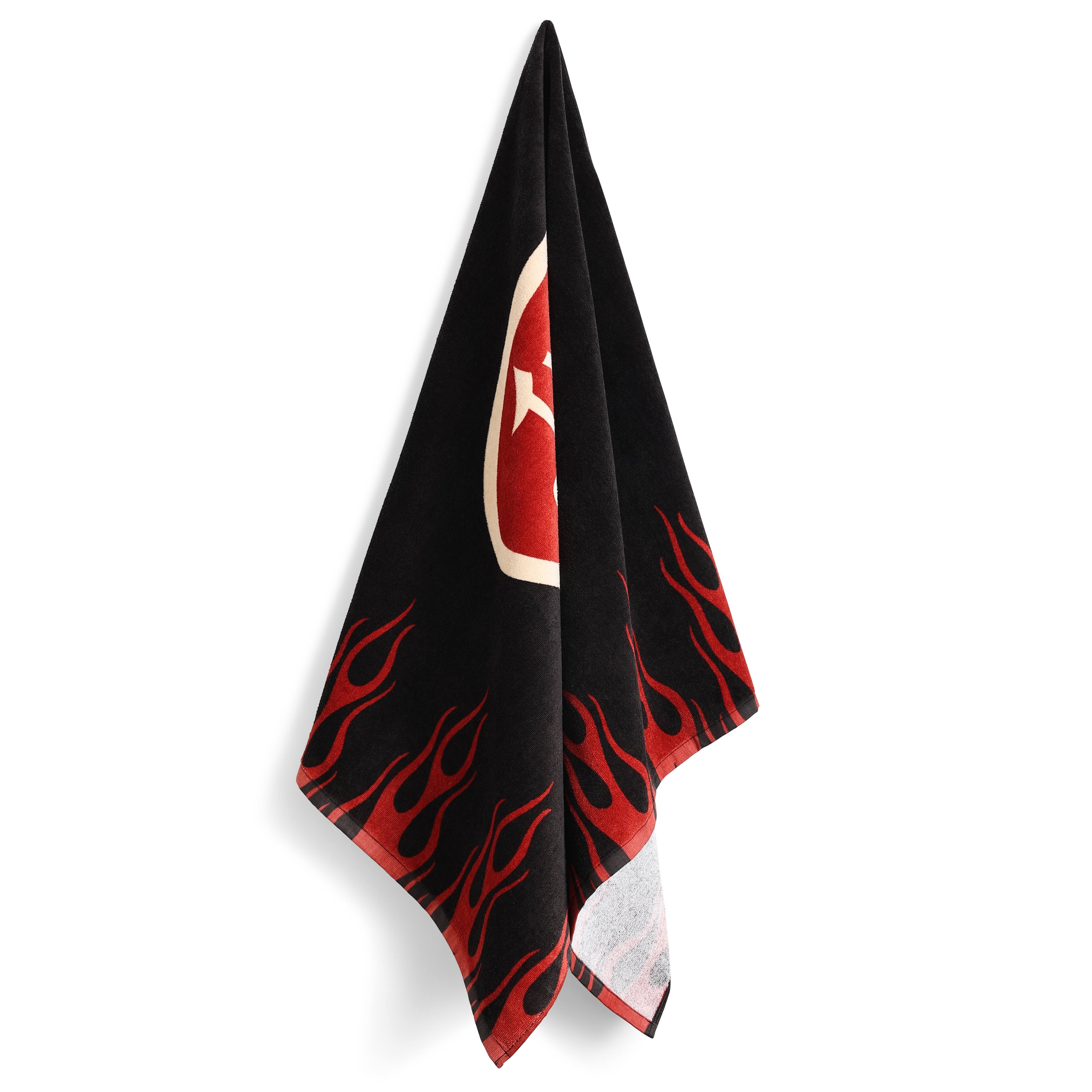 Alt View 1. Von Dutch - Von Dutch Iconic Y2K 100% Cotton 30"x60" Beach Towel | Nitro - Nitro.
