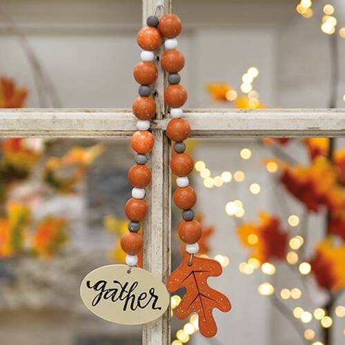 Left. BreeBe - *Beaded Gather Tag - Multi.