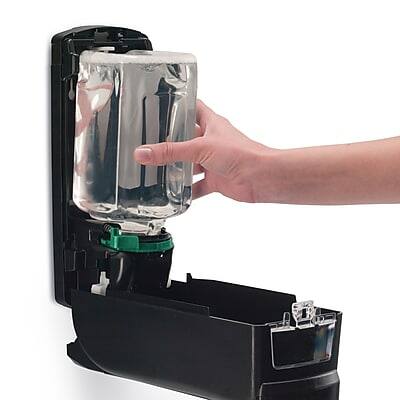 Alt View 5. Purell - ADX12 Wall Mounted Hand Sanitizer Dispenser - Black/Brushed Chrome.