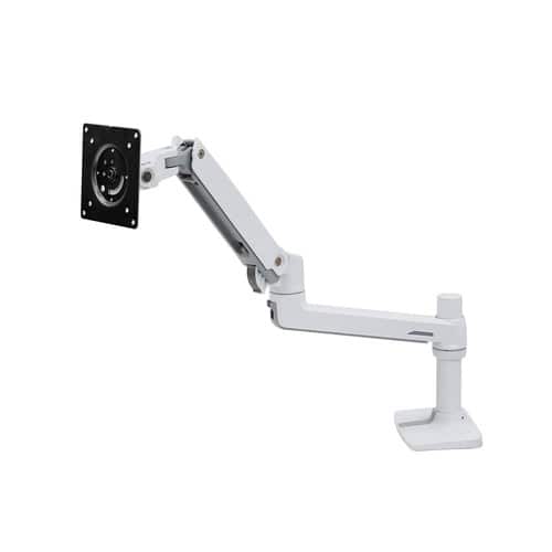 Ergotron - 45-490-216 LX Desk Mount Monitor Arm - 1 Monitor Supported - Up to 34-inch Screens - 25 lbs Load Capacity - 100 x 100 mm - White