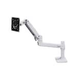 Ergotron - 45-490-216 LX Desk Mount Monitor Arm - 1 Monitor Supported - Up to 34-inch Screens - 25 lbs Load Capacity - 100 x 100 mm - White