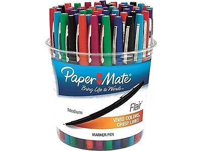 Paper Mate  
Bring Life to Words  

Flair  
Medium  

Vivid Colors, Crisp Lines  
Marker Pen