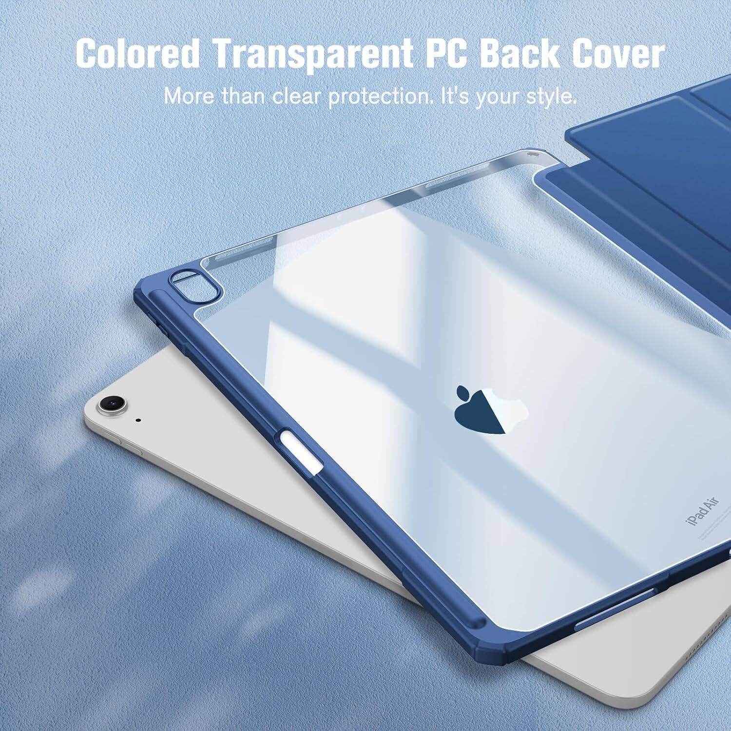 Colored Transparent PC Back Cover  
More than clear protection. It's your style.  
iPad Air