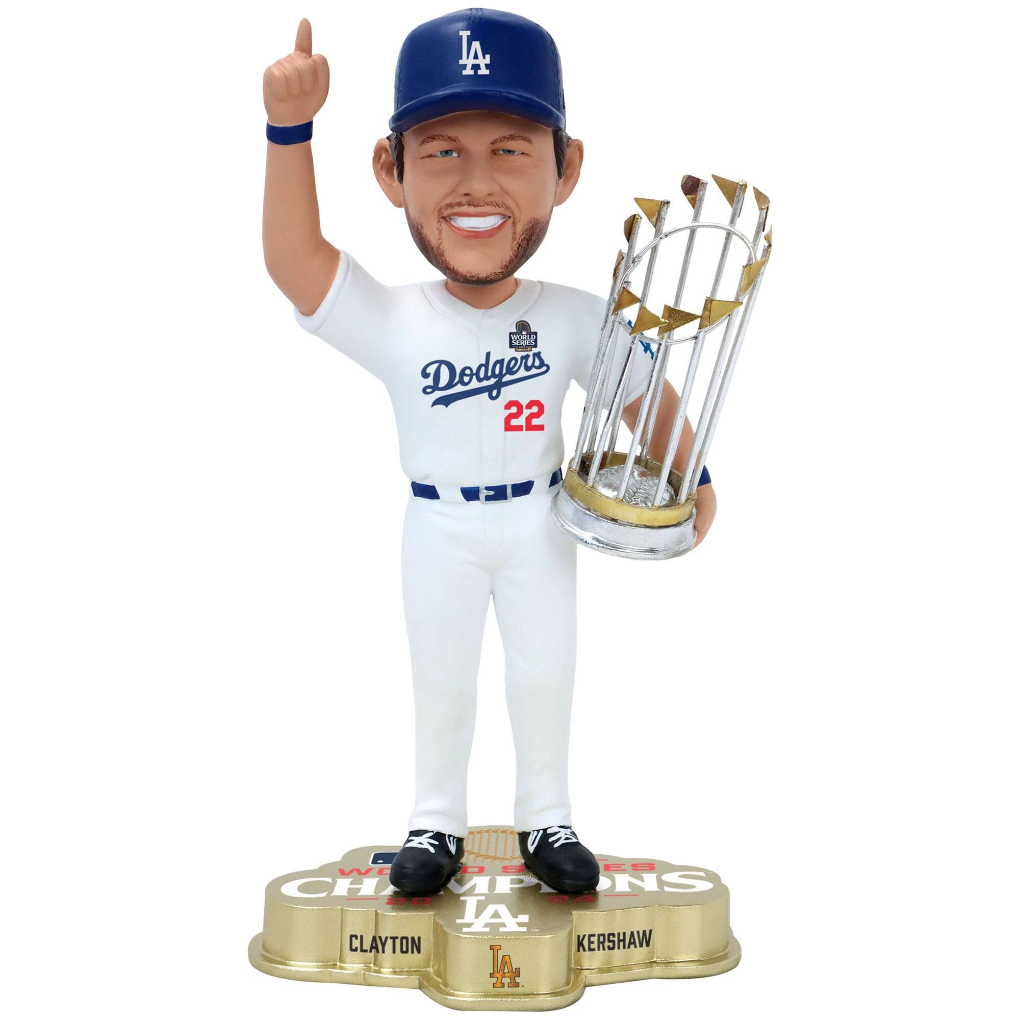 Clayton Kershaw Los Angeles Dodgers 2024 World Series Champions Exclusive 8" Bobblehead