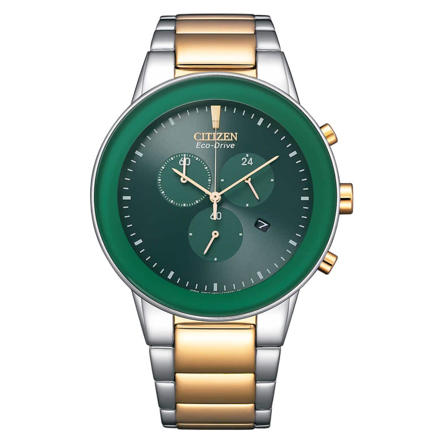 Citizen - Men's Eco-Drive Dial Watch - AT2244-84X - Green