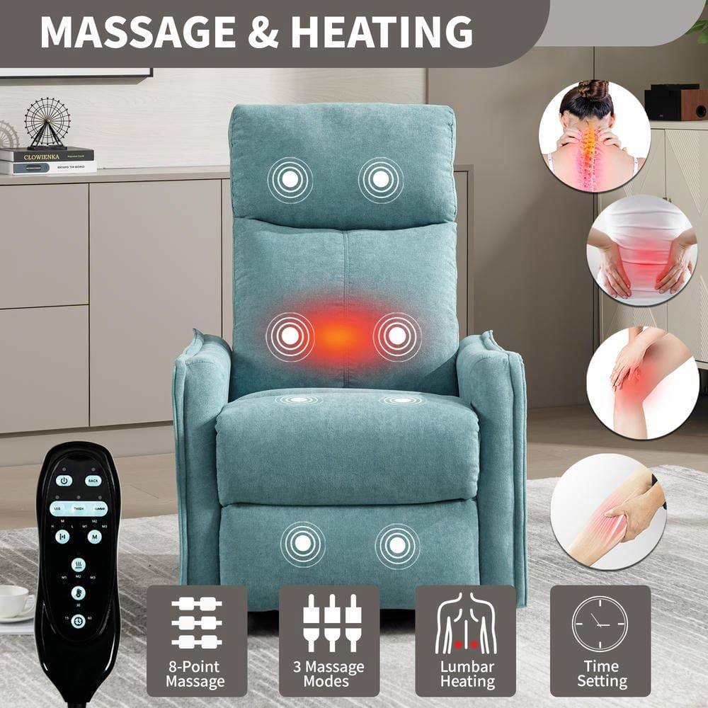 MASSAGE & HEATING

8-Point Massage  
3 Massage Modes  
Lumbar Heating  
Time Setting