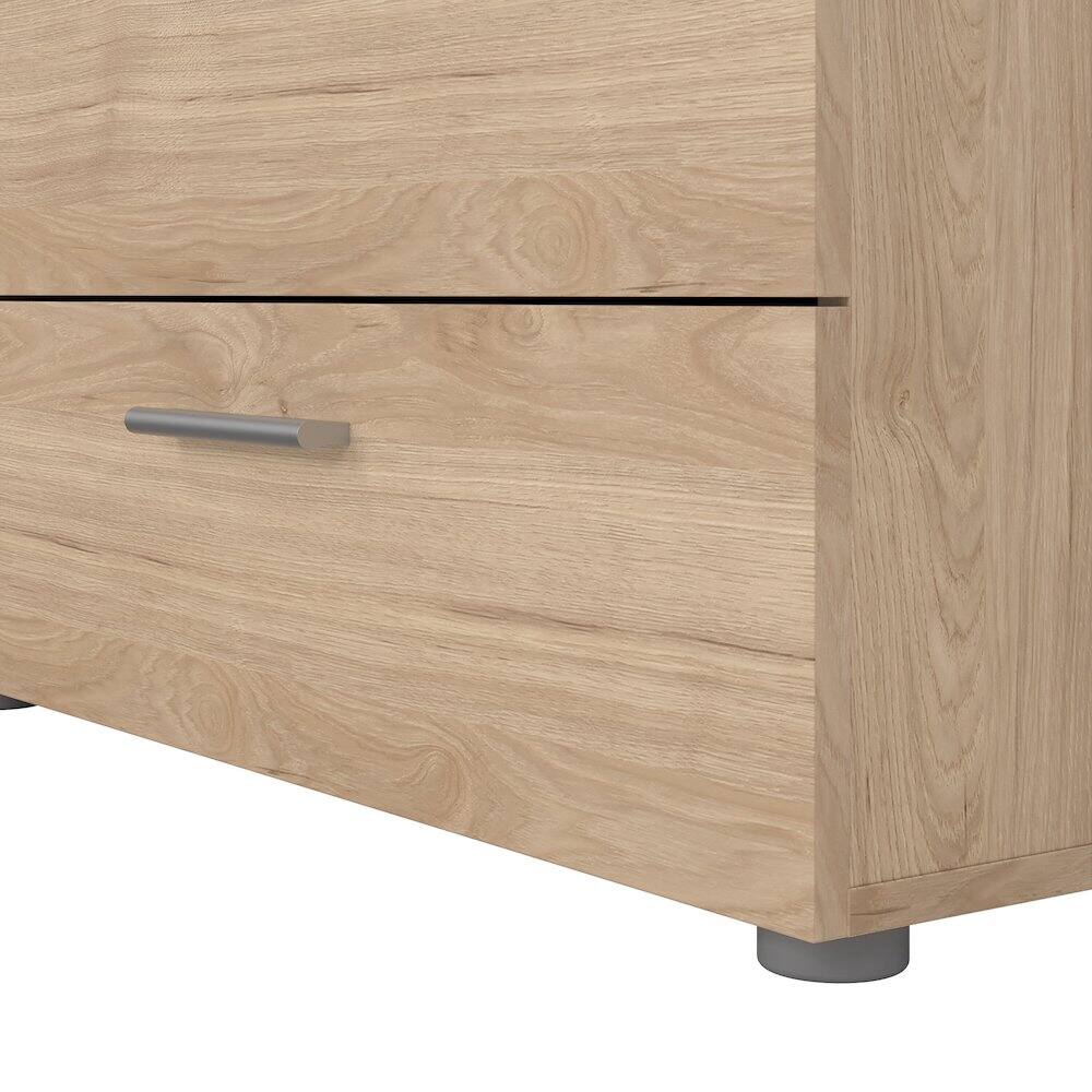 Alt View 5. Tvilum - Pepe 8 Drawer Double Dresser, Jackson Hickory - Brown.