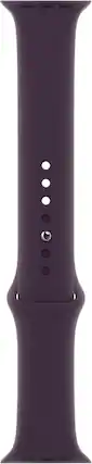 Front. Apple - Apple Watch Band - Sport Band (45mm) - Elderberry - Purple.