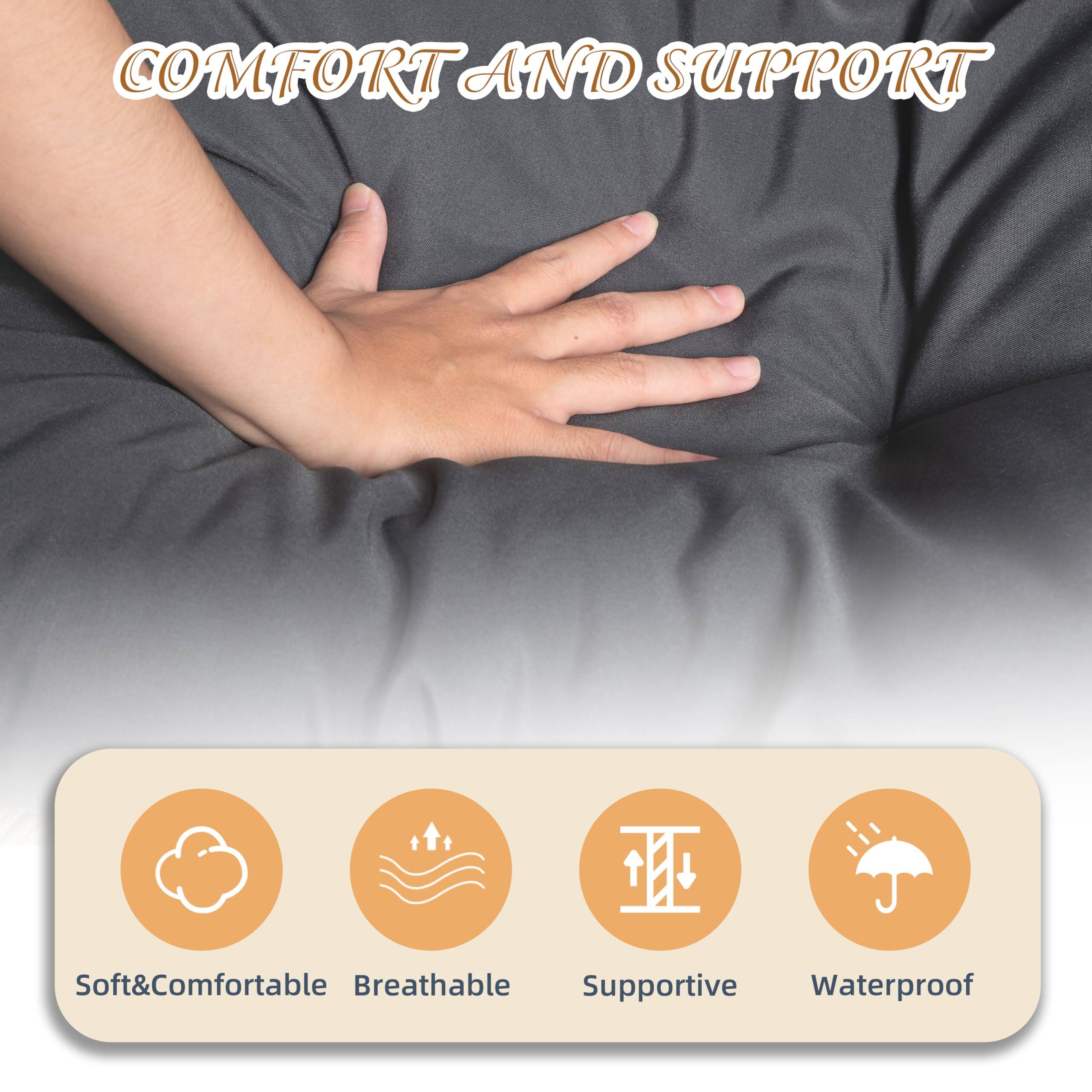 COMFORT AND SUPPORT

- Soft & Comfortable
- Breathable
- Supportive
- Waterproof