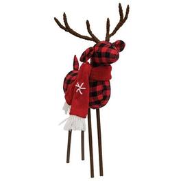 BreeBe - Buffalo Check Standing Deer - Red/Black