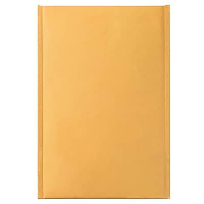 Front. Staples - 6.75" x 9" Self-Seal Bubble Mailer, #0, 25/Carton - Brown.