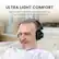 ULTRA LIGHT COMFORT
Lightweight headphones designed for long TV sessions without pressure.