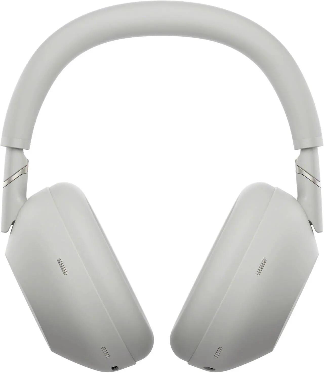 Angle. Sony - Sony WH-1000XM6-SILVER Wireless Noise Cancelling Headphones with a 3 Year Amber Protection Plan (2025) - Silver.