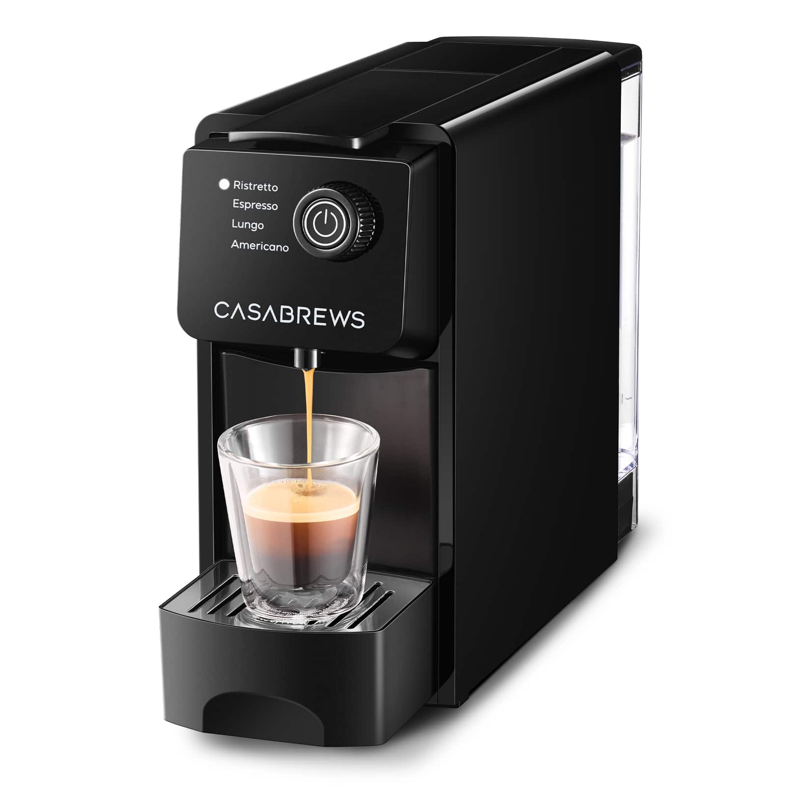 Casabrews - CM7036E, 20 Bar Espresso Machine for Nespresso Original Pods - Black