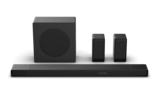 Hisense - AX5140Q 5.1.4 Channel Soundbar with Wireless Subwoofer and Rear Speakers, Hi-Concerto, Dolby Atmos, and DTS: X - Black