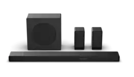 Hisense - AX5140Q 5.1.4 Channel Soundbar with Wireless Subwoofer and Rear Speakers, Hi-Concerto, Dolby Atmos, and DTS: X - Black