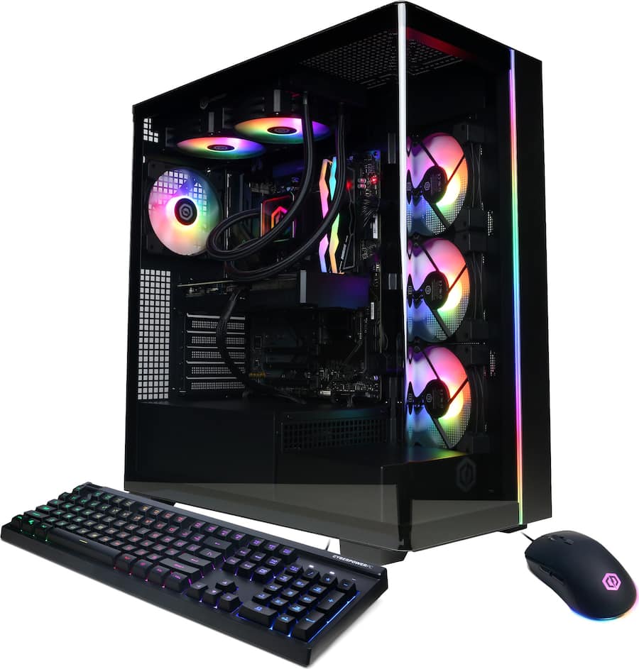 CyberPowerPC Gaming Desktop AMD Ryzen 7 9700X NVIDIA GeForce CyberPowerPC Gaming Desktop AMD Ryzen 7 9700X NVIDIA GeForce
