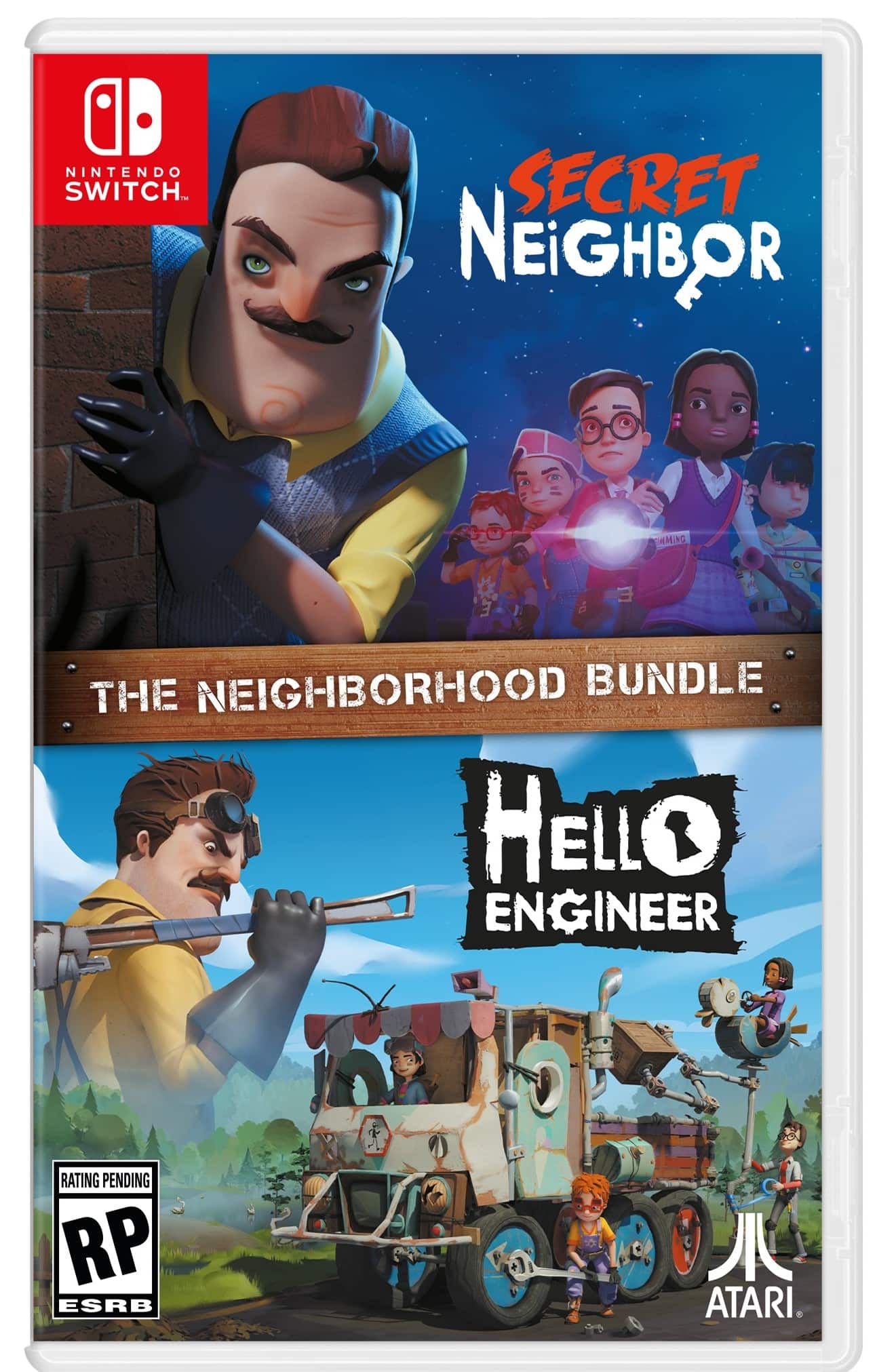 Secret Neighbor + Hello Engineer – The Neighborhood Bundle - Nintendo Switch - Front_Zoom