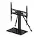 Front. ErgoAV - Tabletop TV Stand for 40" to 55" TVs - Black.