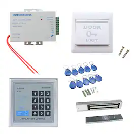 AGPtek - RFID Door Entry Security Access Control System Kit - White