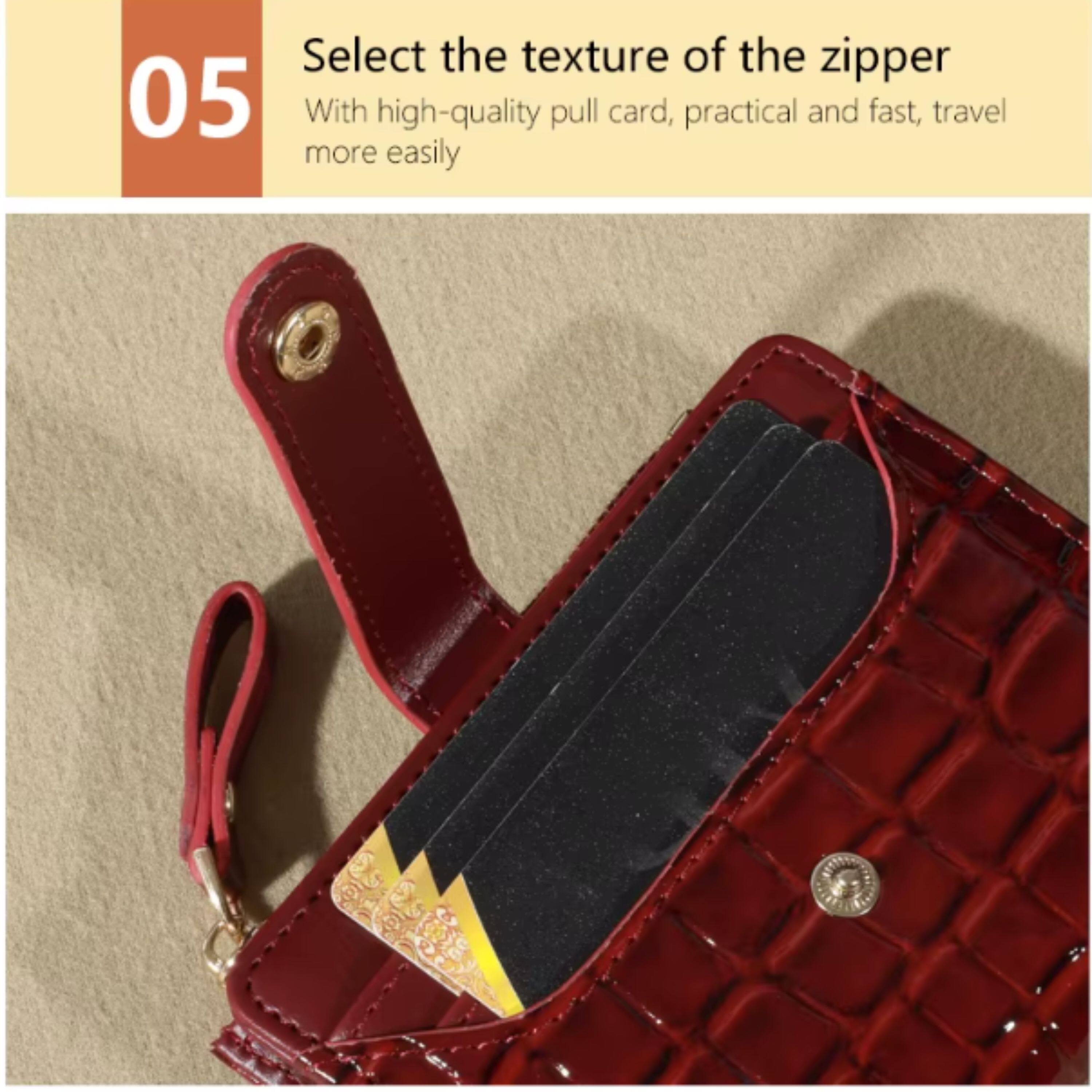 Select the texture of the zipper

05 With high-quality pull card, practical and fast, travel more easily