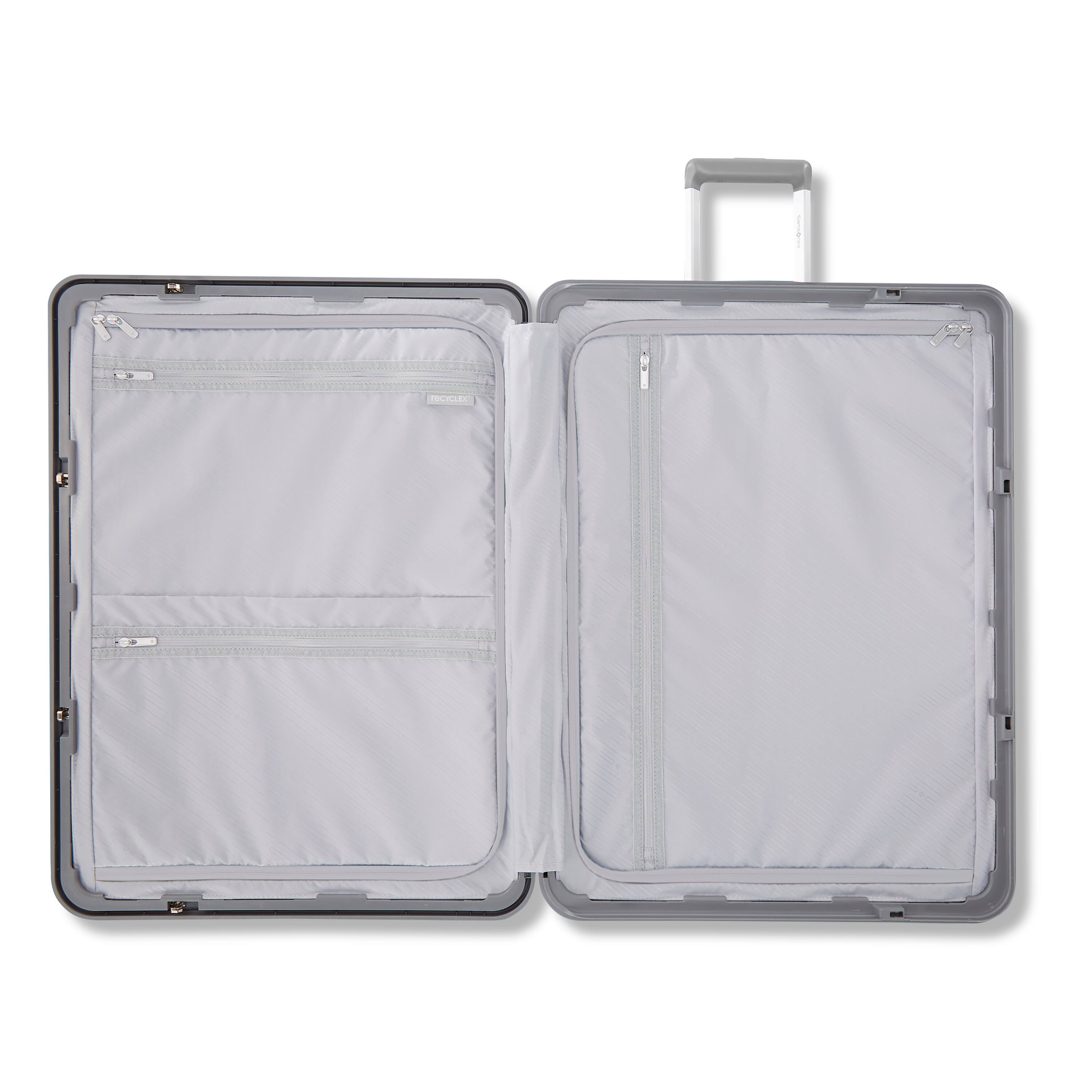 Back. Samsonite - Framelock Max Large Spinner Suitcase - Glacial Silver.