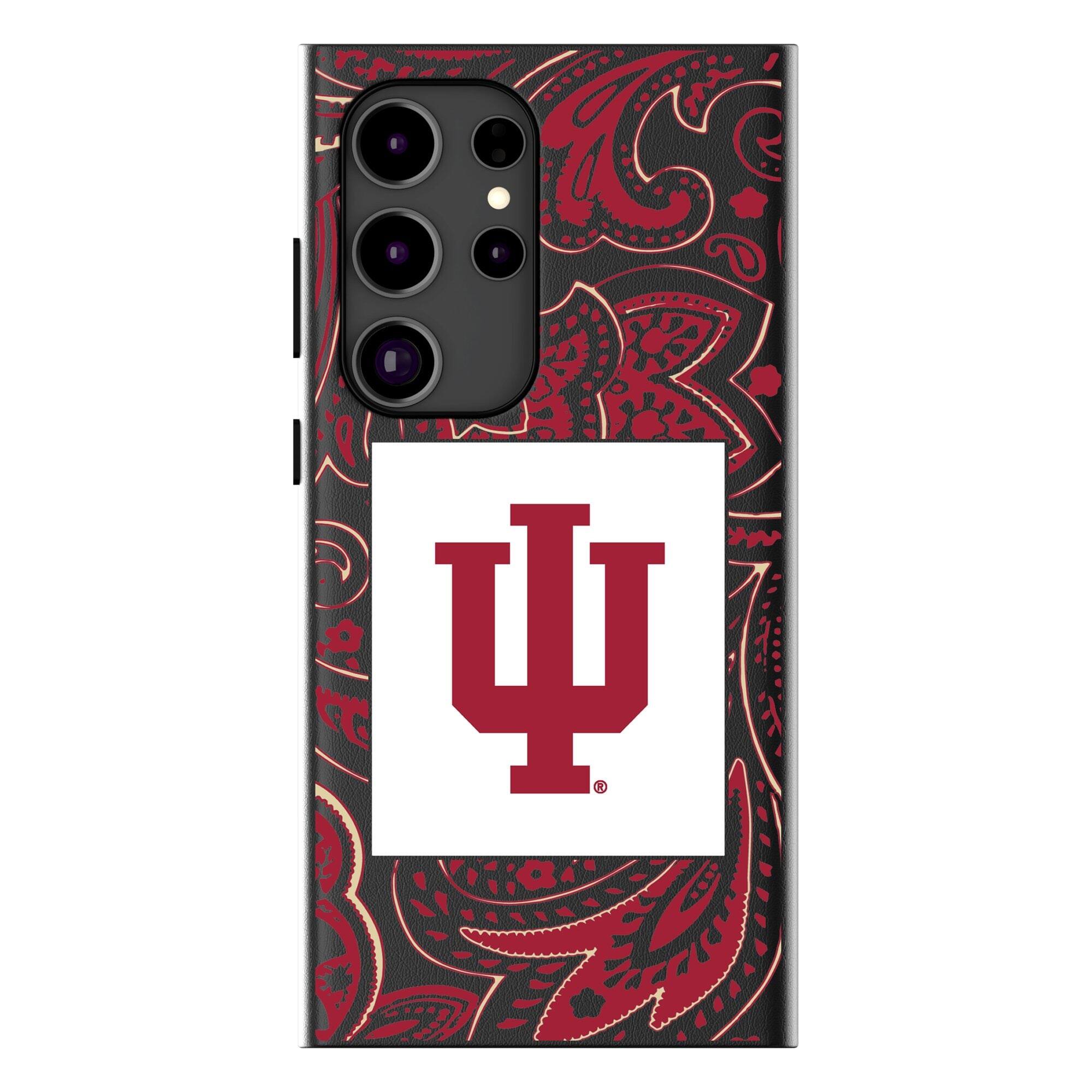 Keyscaper - NCAA - Indiana Hoosiers Paisley Galaxy Magnetic Bump Case - S25 - Black price history on PriceWatchPro