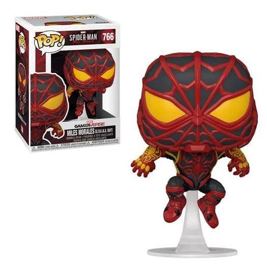SPIDER-MAN 766  
POP!  
MILES MORALES  
GAMERVERSE  
MILES MORALES STRIKE SUIT