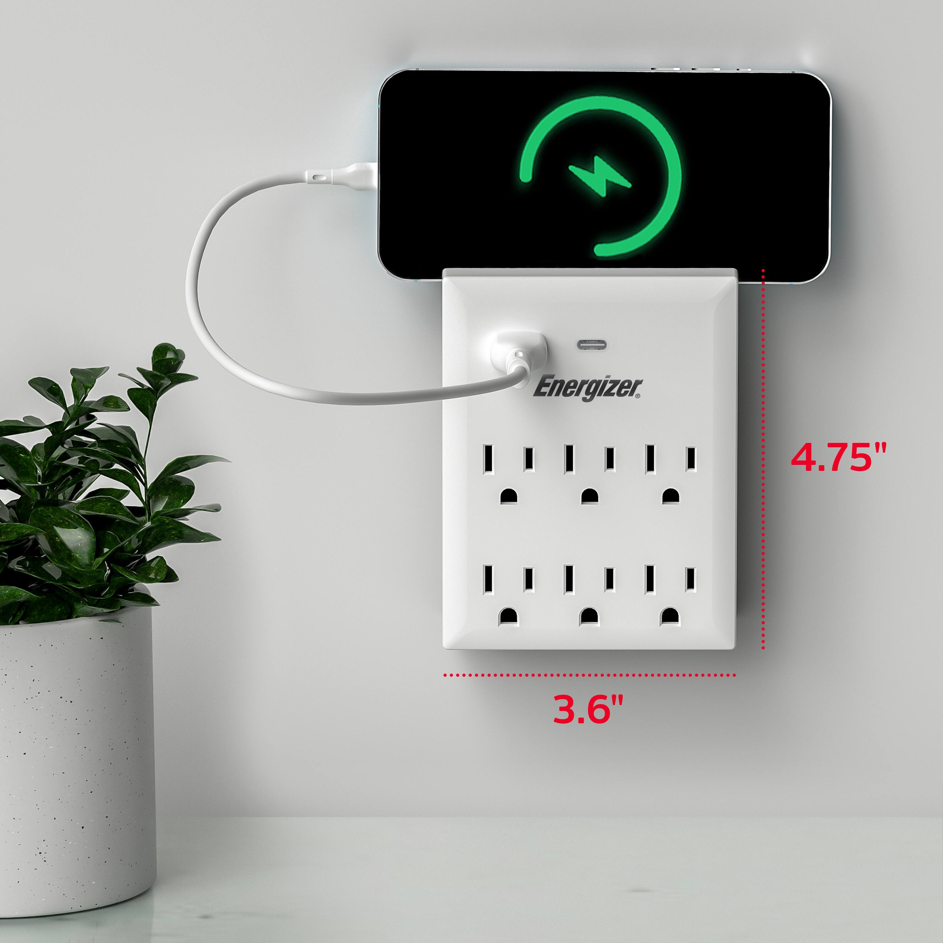 Energizer  
4.75"  
3.6"