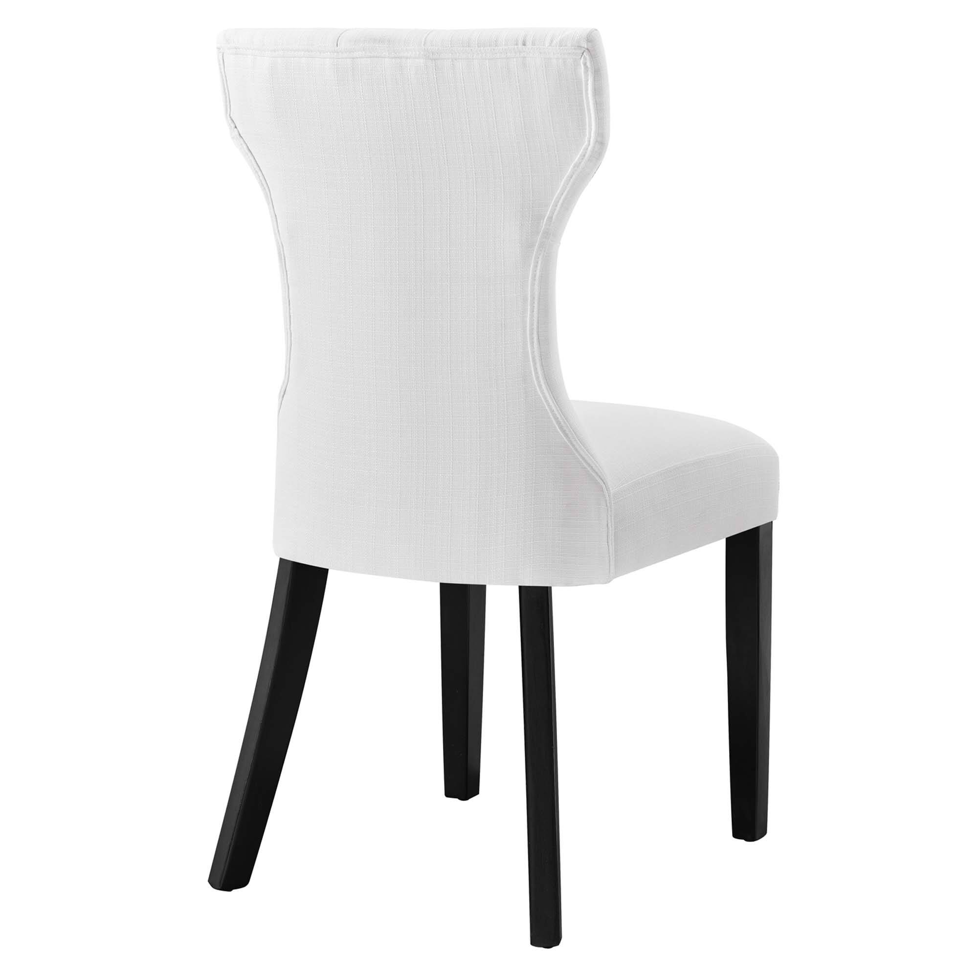 Alt View 2. Modway - Silhouette Dining Side Chair by Modway - White.