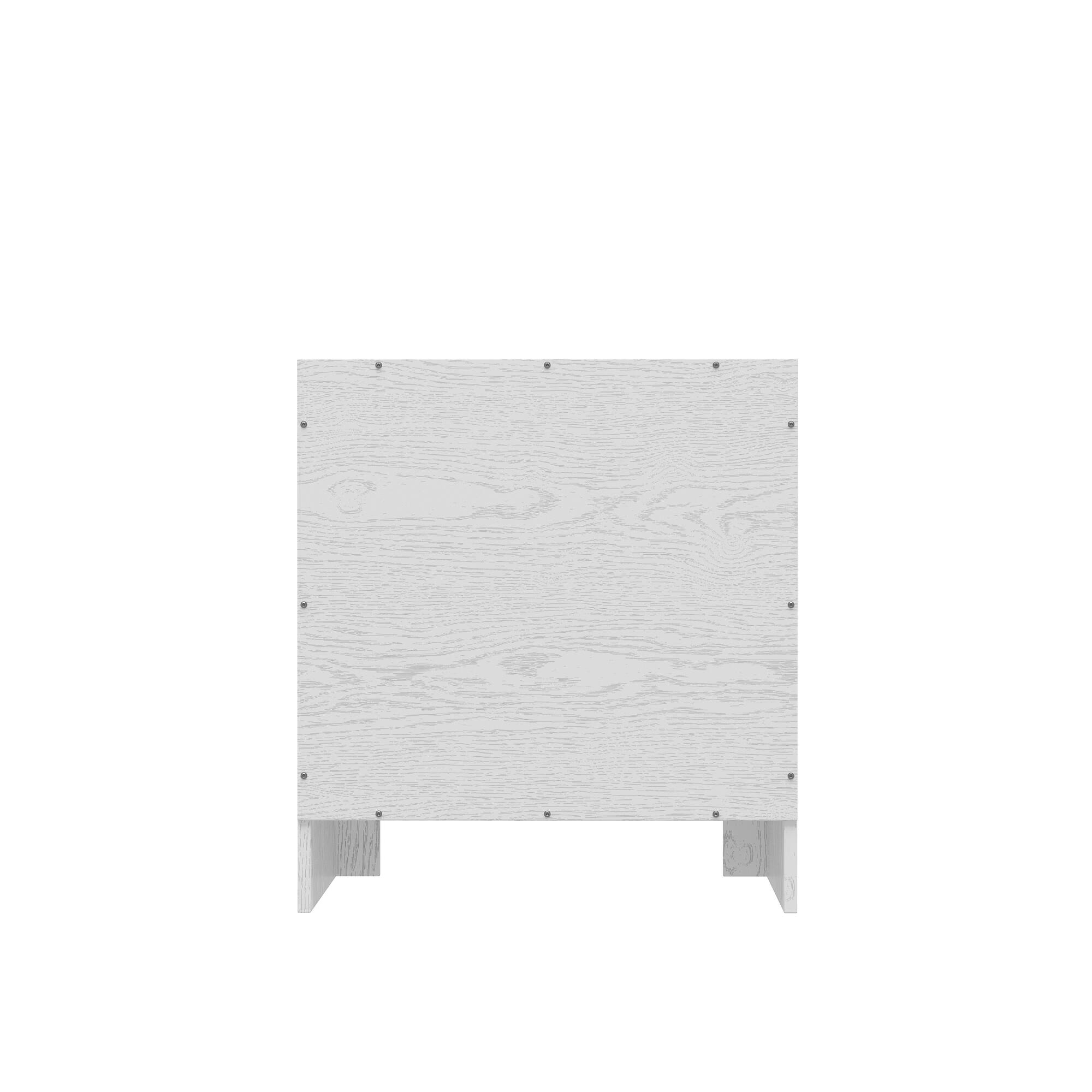 Back. Famapy - Famapy Modern 2 - Drawer Nightstand: Bedside Storage Organizer for Bedroom - Light Gray.