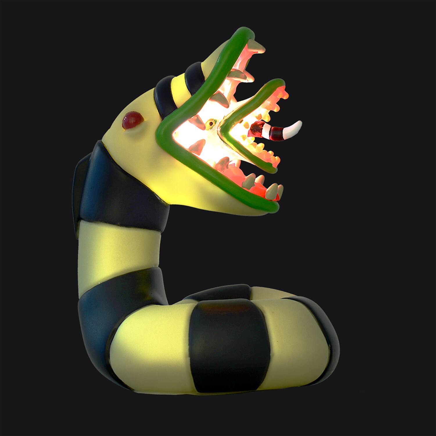 Alt View 10. Ukonic - Beetlejuice Sandworm LED Mood Light | Beetlejuice Worm Figure | 4.75 Inches Tall - Green.