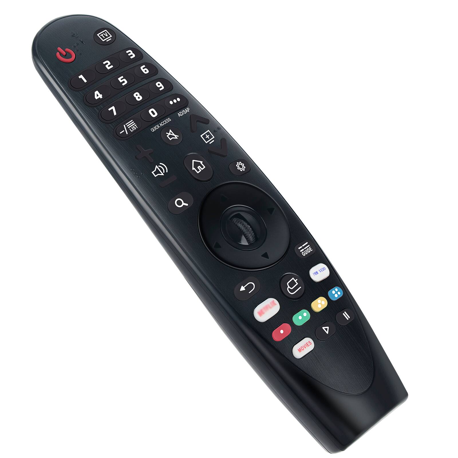 TV 3 2 6 1 5 9 4 8 ... 7 0 ADISAP QUICKACCESS ACCESS LIST QUICK + + Q GUIDE 1000 PRR NTLX MOVIES