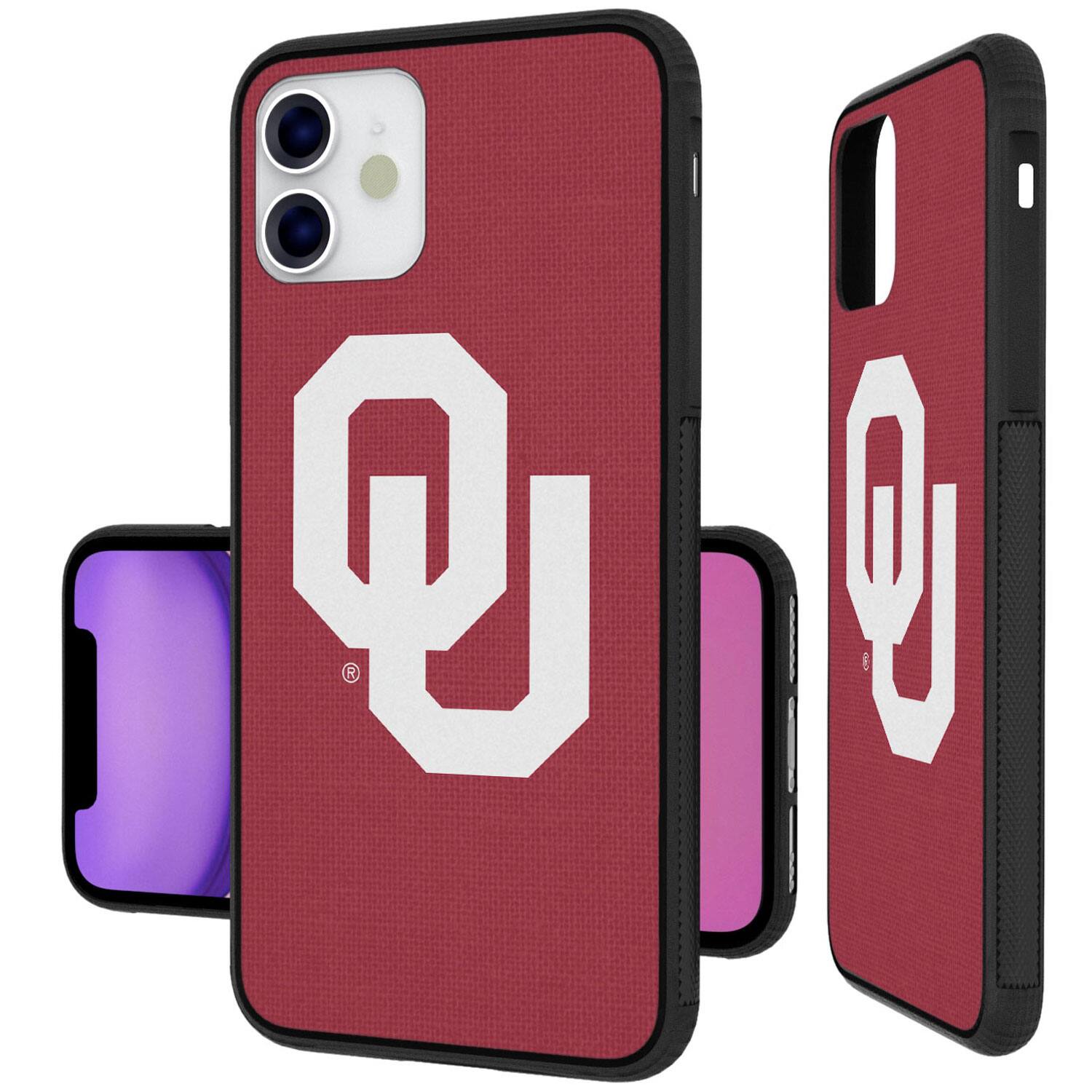 Alt View 1. Keyscaper - Oklahoma Sooners iPhone Solid Design Bump Case - 15 Pro Max - Multicolor.